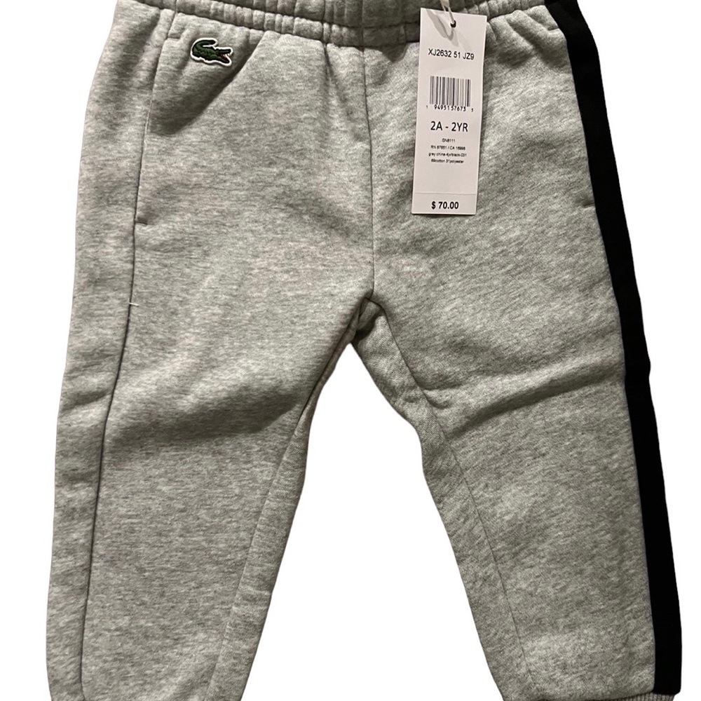 Lacoste joggers for toddler size 2